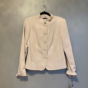 Tommy Hilfiger mandarin collars gold buttons gathered shoulder NWT 1124